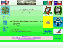 Tablet Screenshot of irishculturalsociety.com